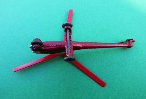 VERY SCARCE VINTAGE DIE-CAST METAL NO 716 SIKORSKY HELICOPTER BY DINKY TOYS, ENGLAND.