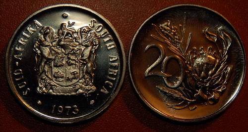 *****1973 20c RSA (Uncirculated)