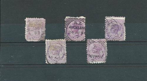 1893 New Zealand Queen Victoria 2d with ADS on the back!!!!!! High SG values!!!