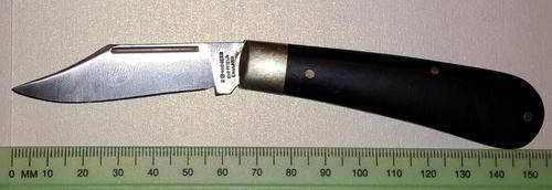 Joseph Rodgers Pocket Knife Black - Clip Point Blade