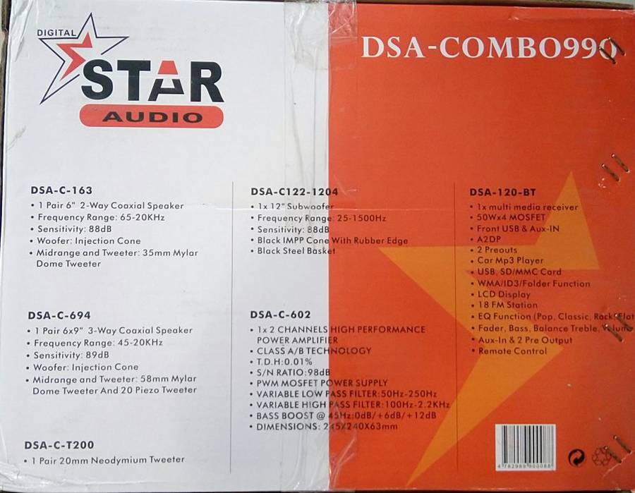 Digital Star Audio Car System