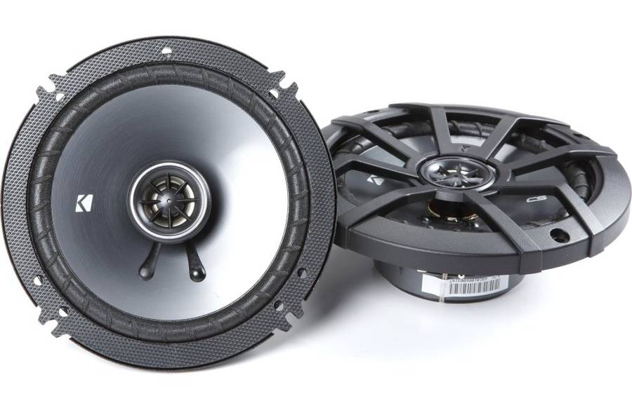 Kicker 6-1/2" 100Watt RMS Coaxial speakers (Pair)