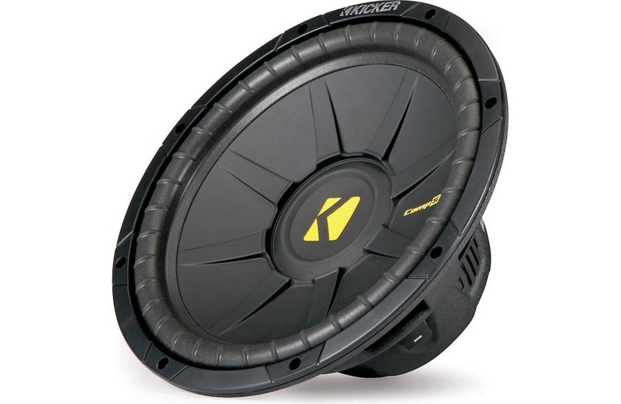 Kicker CompS 300W RMS 12"  SVC 4-Ohm Subwoofer