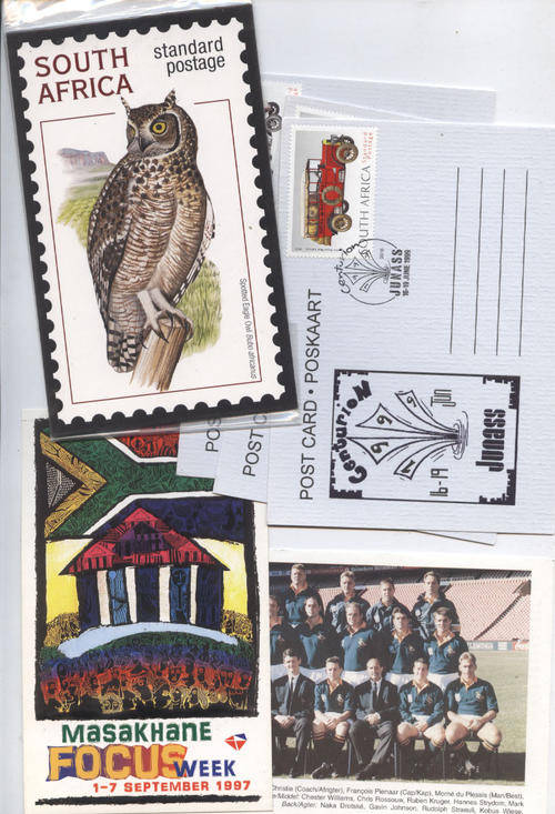 RSA 20 packs of post cards as issued by post office see scans