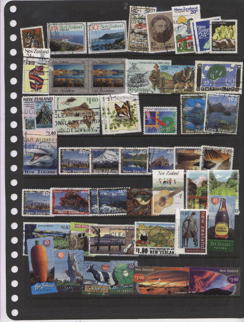 Bulk LOT USED Cananda Australia New Zealand and odds see scans