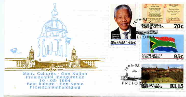 RSA FDC 1994 Mandela Inauguration
