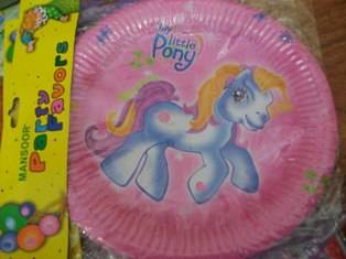 MY LITTLE PONY - BIG PAPER PLATES (10)
