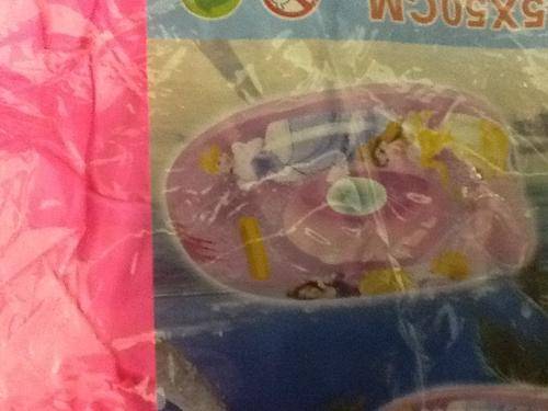 Baby boat swimming float 65x50cm princess