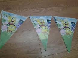 KIDS PARTY spongebob banner