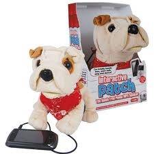 Interactive patch dog 25cm - hands free phone / mp3 speaker