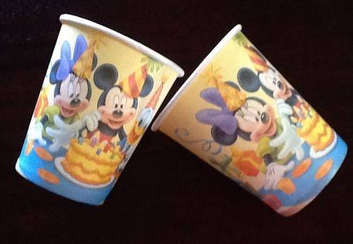 Mickey and minnie mouse PARTY paper CUPS / GLASSES (10)