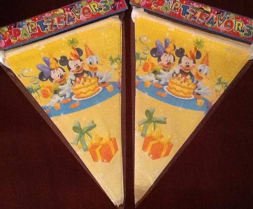 mickey or minnie mouse kids PARTY banner