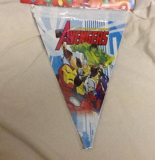 KIDS PARTY avengers banner