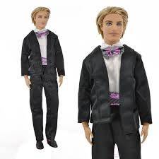 Barbie - KEN clothes - stunning outfit - black suit tuxedo - doll not incl