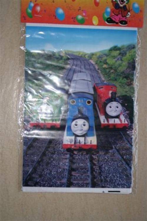 Thomas train kids party TABLE COVER PLASTIC 132x220cm