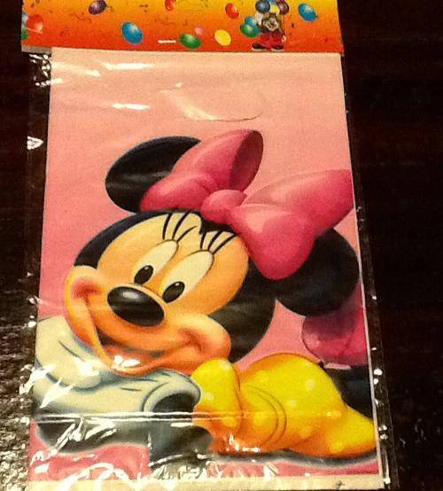 minnie mouse KIDS PARTY loot bags / party packs (10)