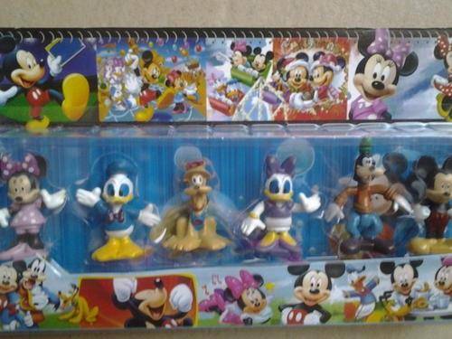 Mickey Mouse and friends plastic figurines set of 6 (5cm) - great cake toppers