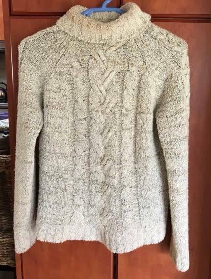 Cream jersey - size small