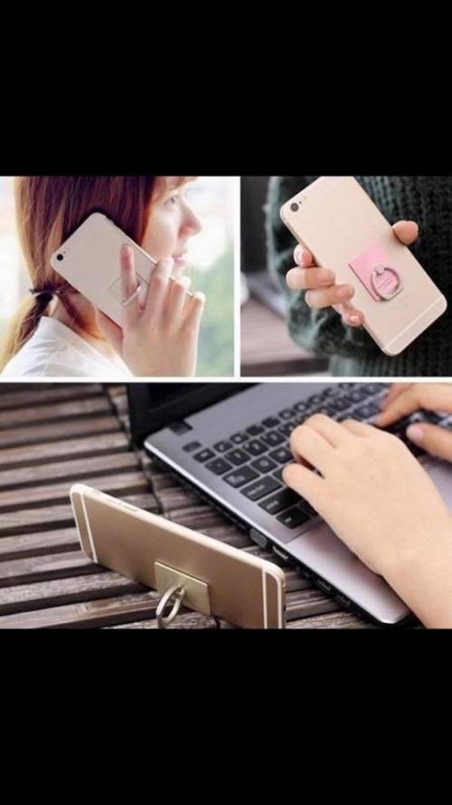 Bulk lot of 8 units silver ring socket for phones