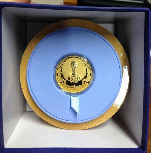 South African FIFA World Cup Gold Coin