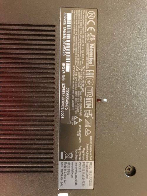 Late Entry || Dell Inspiron 3593 || i5 10th Gen || 8GB || 1TB || As NEW with Box || Dell Warranty