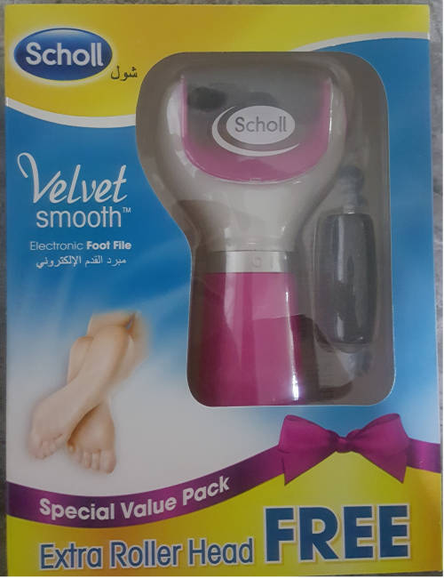 SCHOLL VELVET SMOOTH ELECTRONIC FOOT FILE