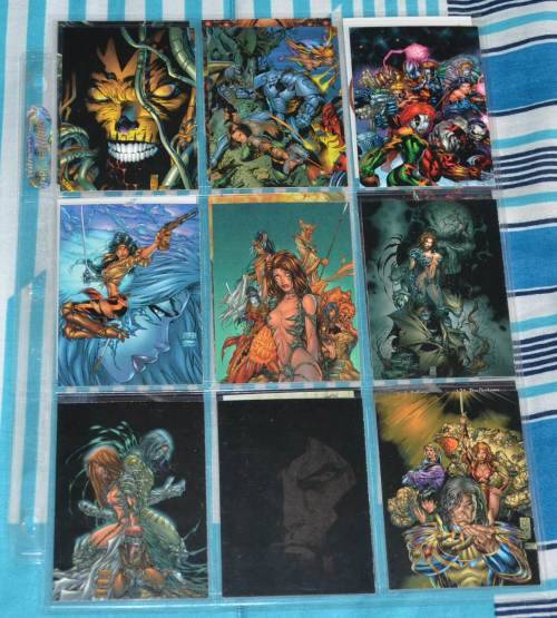 Trading cards [various] plus album