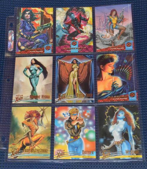 Trading cards [various] plus album
