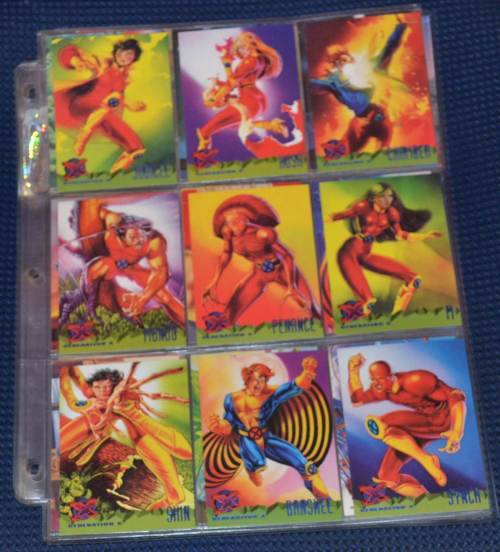 Trading cards [various] plus album