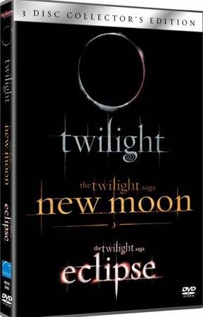 Twilight Saga Boxset(3 DVDS)