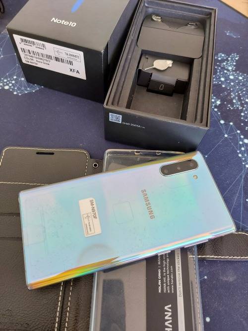 PRISTINE Samsung Galaxy Note 10 256g Single SIM - Aura Glow