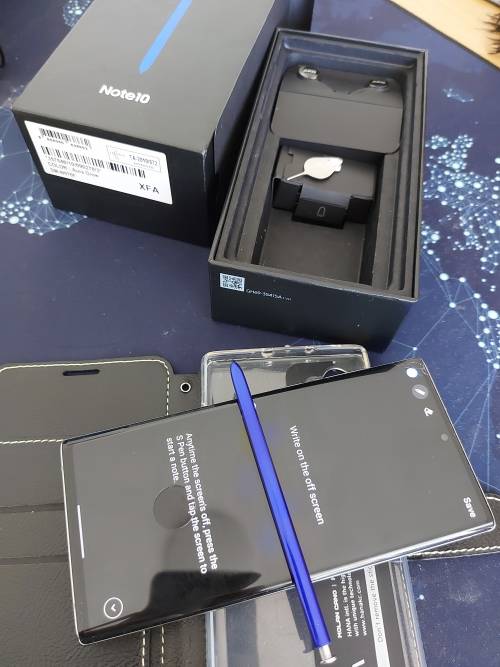 PRISTINE Samsung Galaxy Note 10 256g Single SIM - Aura Glow