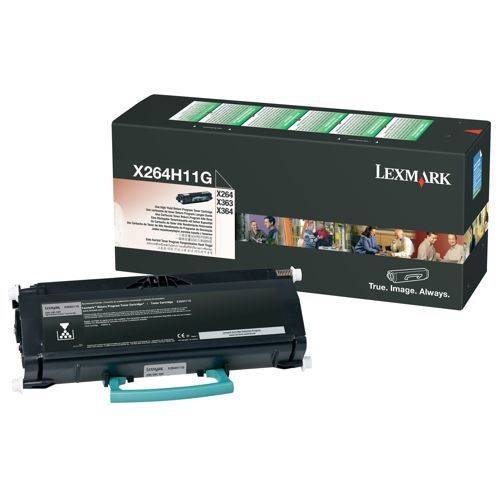Lexmark X264H11G Monochrome High Yield Toner Cartridge