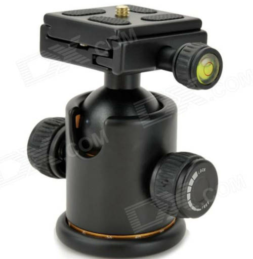 T132 Tripod Ball Head Ballhead + Quick Release Plate Camera Tripod