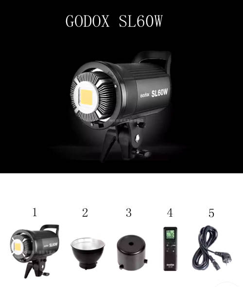 STUDIO CONTINUOUS XENON LIGHT /GODOX SL 60 W LED LIGHT