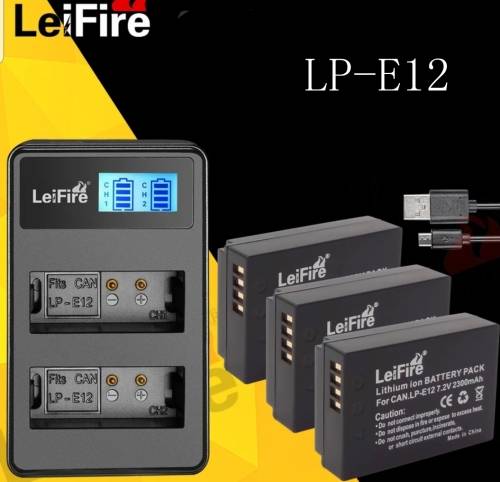 CANON  LP-E12 BATTERY FOR CANON EOS M/M2/M10 100D CAMERA
