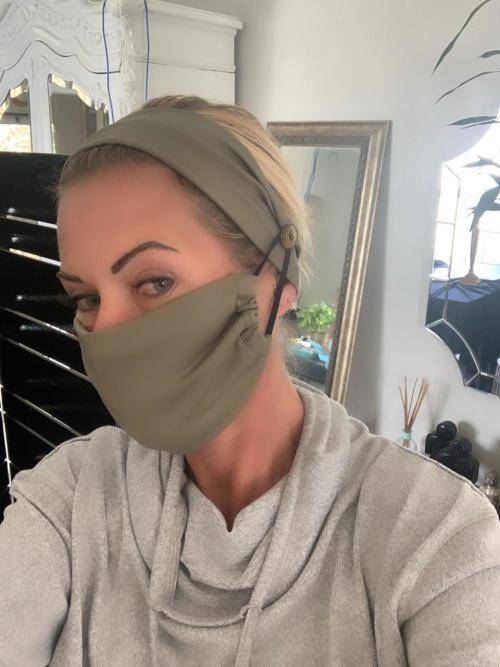 Non Medical Headbands & Face Masks / Covers Combo