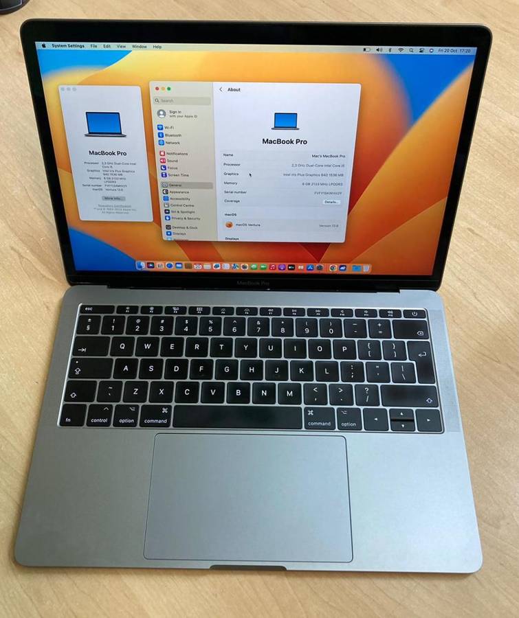 MacBook Pro (13-inch, 2017, Two Thunderbolt 3 ports) Refurbished