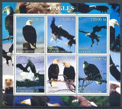 ~06: Turkmenistan 2000 MNH Birds Fauna
