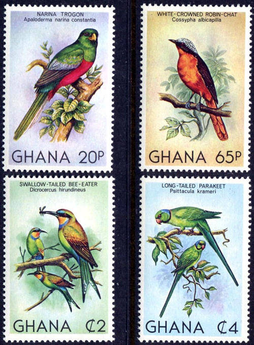 Ghana, 1981, Sc746-749(4), MNH, Bird Stamps