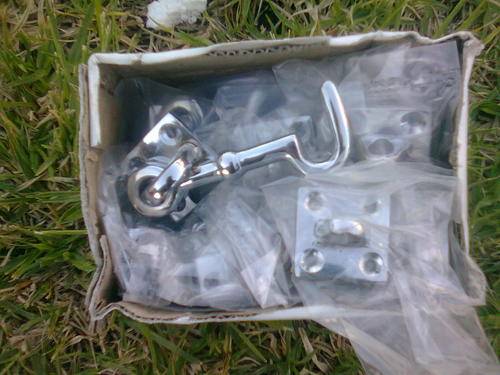 100 mm cabin hooks not chinese makes great quality  bid per box (10)