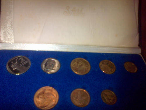 SOUTH AFRICAN 1990 PROOF SET (WITH PW BOTHA ON R1)