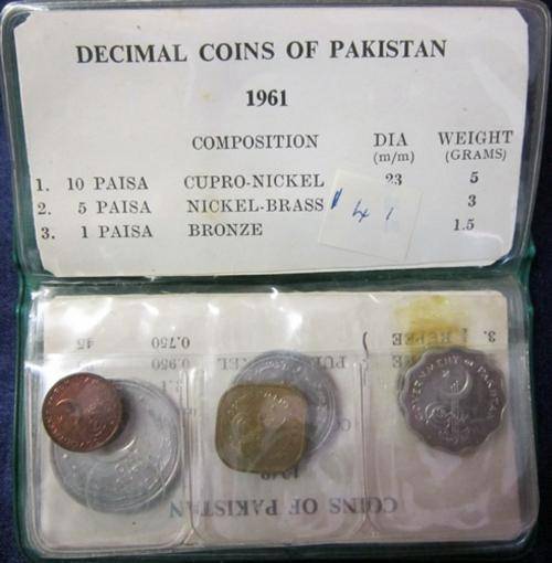 COINS OF PAKISTAN (1948 & 1961)