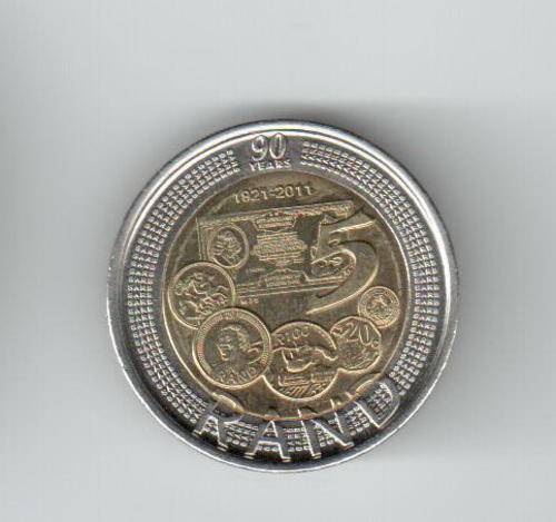 WOW!!!  10 UNC SARB ANNIVERSAY COINS OF 2011