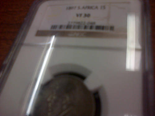 1897Paul Kruger (Z.A.R.) 1S: NGC Graded VF 30