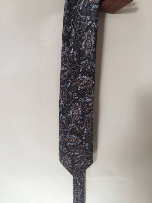 PARKSDIA Paisley print pure silk tie