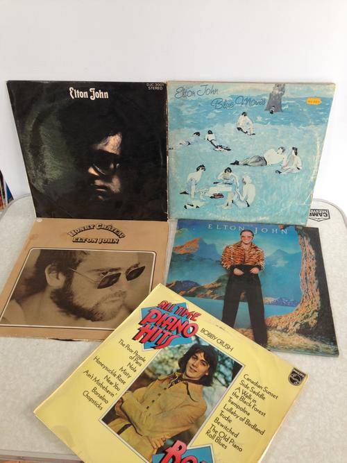 5 mixed international records /lp's