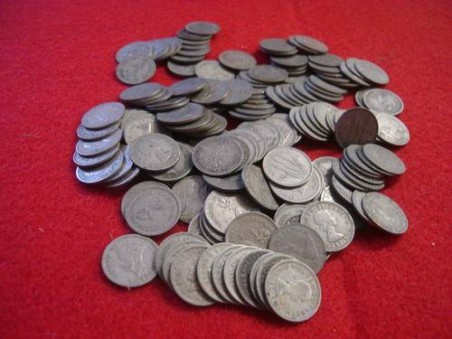 RHODESIA; ASSORTED 3d  (Tickeys)