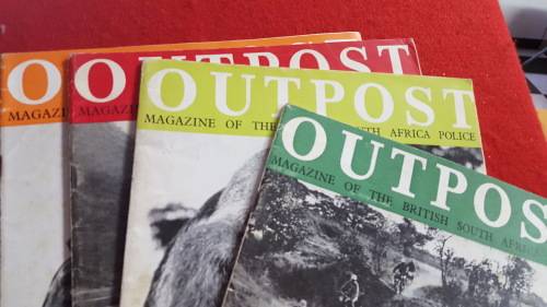 RHODESIA; BSAP OUTPOST MAGAZINES (4)