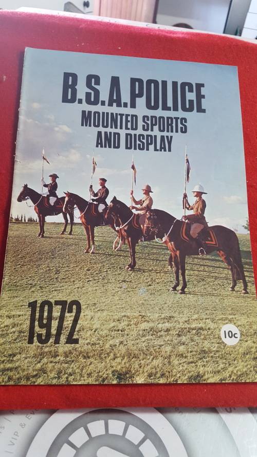 RHODESIA; BSAPOLICE MOUNTED SPORTS MAGAZINE